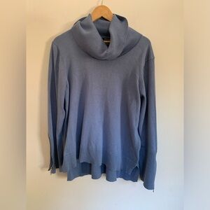 Cable & Gauge Blue Turtleneck Sweater Size XL